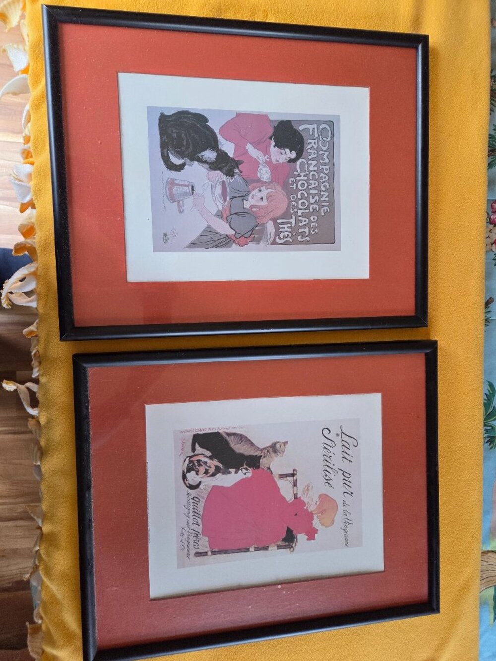 2 Framed vintage posters